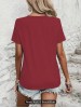 ELZE MODA MARGARİTA BASKILI OVERSİZE T-SHİRT