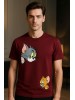 ELZE MODA TOMVEJERRY BASKILI OVERSİZE T-SHİRT